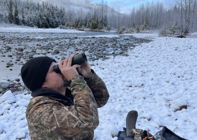 Hunter looks for big game