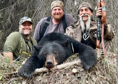 Hunters with Bear in BC