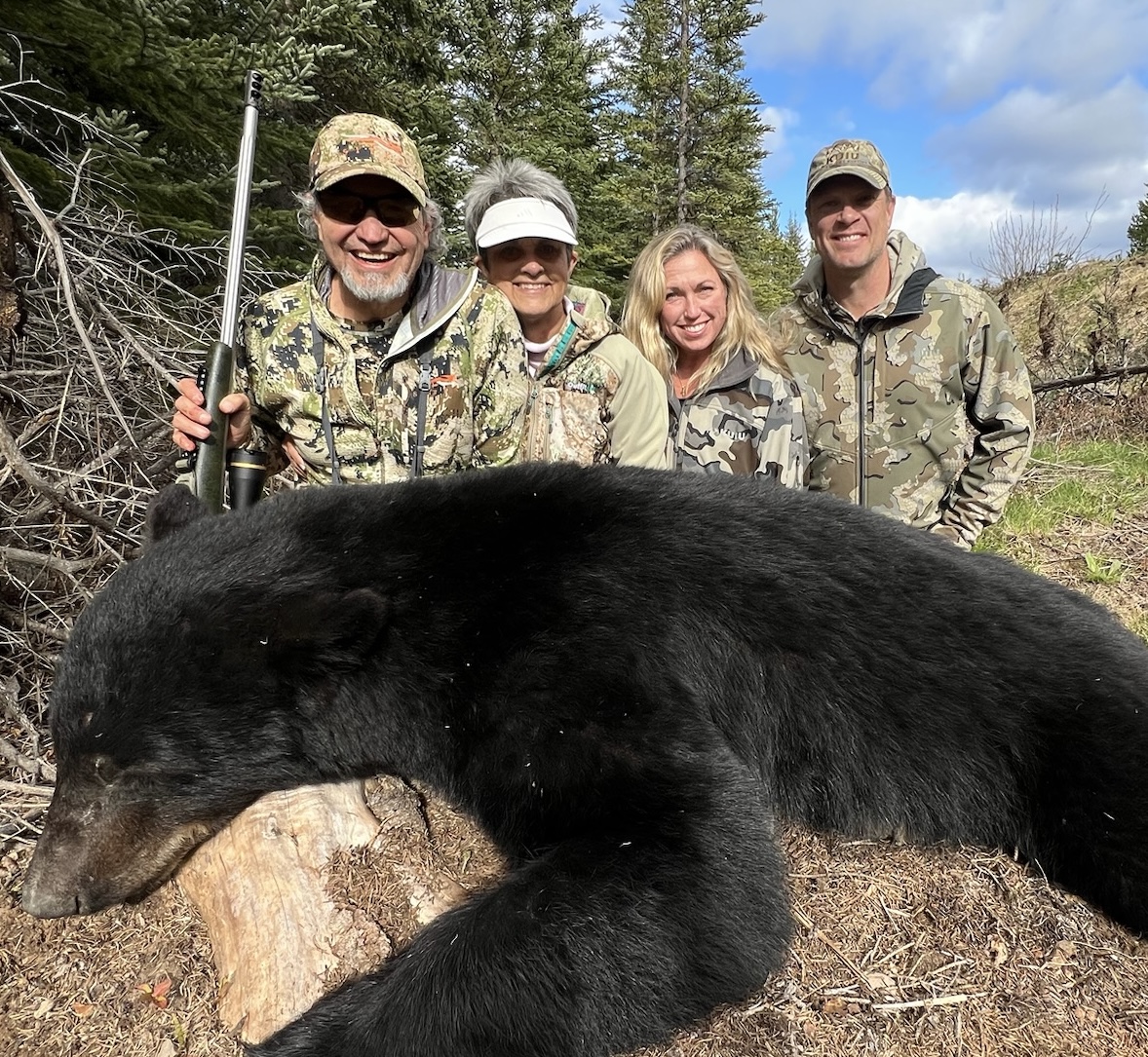 Hunters with Bear